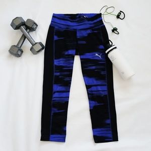 Cropped Puma Workout Tights - Small